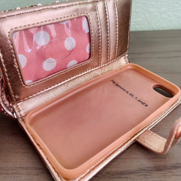 SOLD Disney IPhone 8/7/6s Case - Sequined Minnie Mouse - Rose Gold - Picture 4 of 4